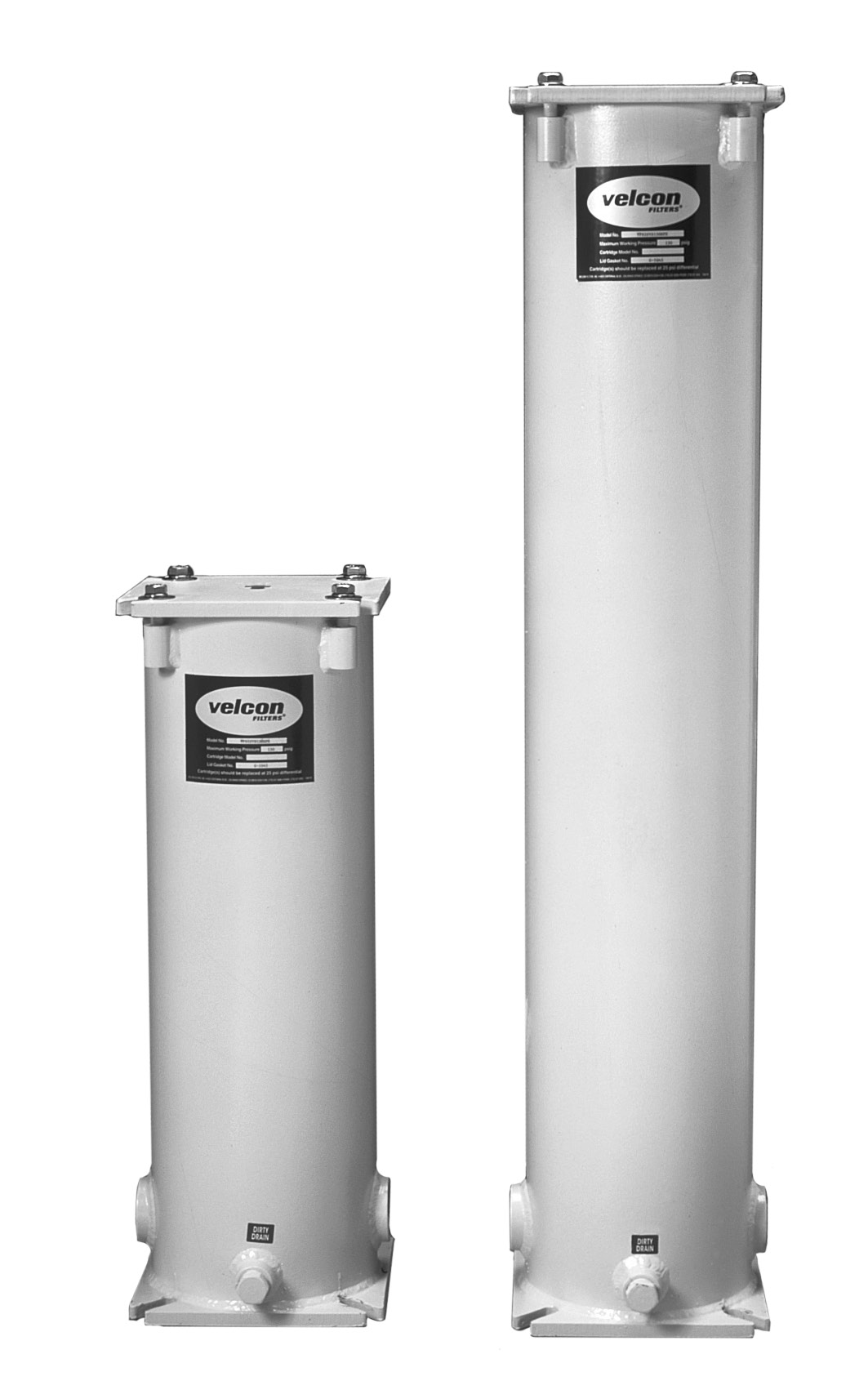 velcon filter housing
